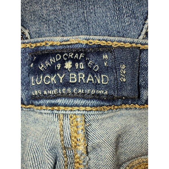 Lucky Brand Brooke Legging Jeans Womens 2 26 Ankle Distressed Blue Stretch Denim - Picture 2 of 15
